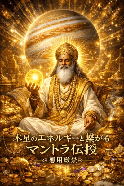 画像1: 宇宙１の幸運の星木星！本物のマントラ伝授により拡大と繁栄のエネルギーと繋がる (1)